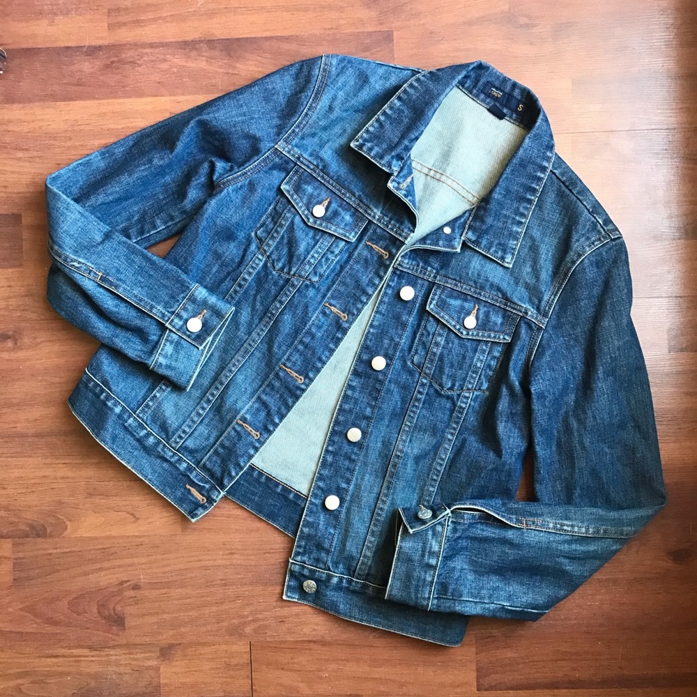 J Crew Denim Blue Jean Jacket S